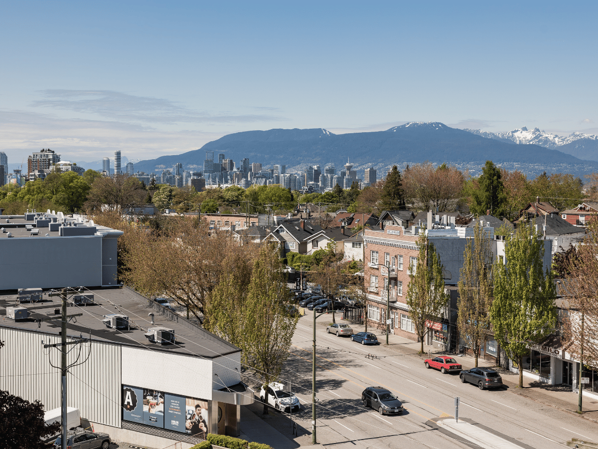 View north from The Hyland.